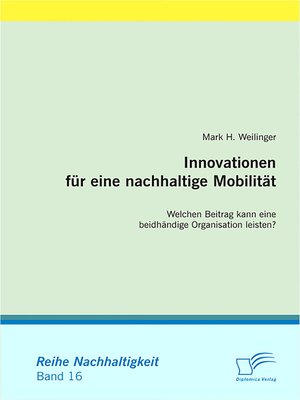 cover image of Innovationen für eine nachhaltige Mobilität